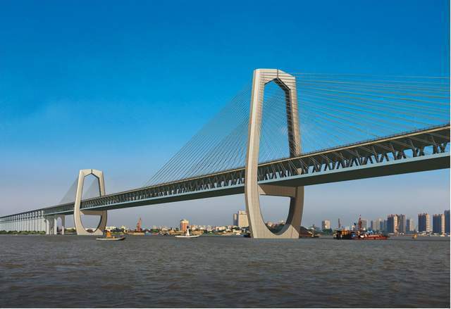 庞公大桥建设进展,连接梦想的桥梁正在建设中